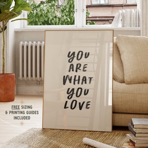 Leuke Taylor Quote Print, Positiviteit Handgeschreven Quote Zelfliefde Poster, Leuk Appartement Decor, Slaapzaal Wall Art, Girly Wall Art
