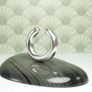 Sterling silver chunky ear cuff non forato chunky ear cuff in argento senza piercing ear cuff spesso ear cuff da uomo