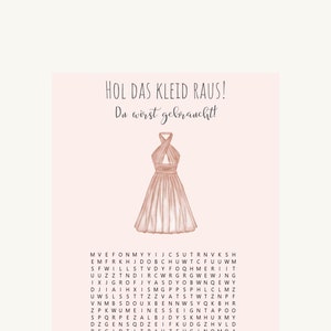 Acertijo ¿Quieres ser mi dama de honor? Regalo de boda novia descarga digital pdf creativo / ¿Te gustaría ser mi dama de honor?