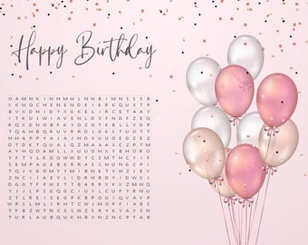 Personalized voucher - puzzles as a creative gift idea - birthday happy birthday