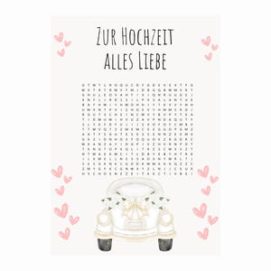 Vale personalizado idea de regalo de boda vale de regalo Rompecabezas de bricolaje tiempo creativo en lugar de cosas PDF Plantilla sorpresa de último minuto