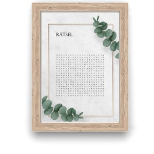 Personalized voucher puzzles as a creative gift idea eucalyptus image 3