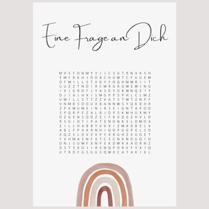 Acertijo ¿Quieres ser/ser mi padrino? Regalo Infantil Descarga Digital pdf creativo / ¿Te gustaría ser mi padrino?