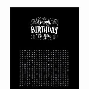 Vale personalizado idea de regalo de cumpleaños vale de regalo rompecabezas DIY creativo Feliz cumpleaños PDF plantilla sorpresa de último minuto