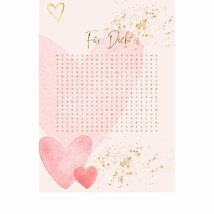 Voucher personalizado Ideia de presente de aniversário Voucher presente DIY Quebra-cabeça Feliz aniversário PDF Surpresa de última hora Dia dos namorados