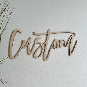 Benutzerdefinierte Holz Wort, Wandkunst über Krippe, Kinderzimmer Namensschild, Holzbuchstaben, benutzerdefinierte Wanddekor, personalisierte Holzwand Buchstaben