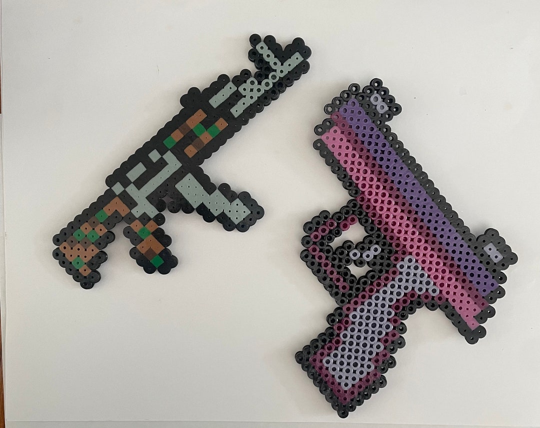 Gun Perler Creations Etsy