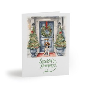 Beagle Holiday Greeting cards (8, 16, and 24 pcs) image 1