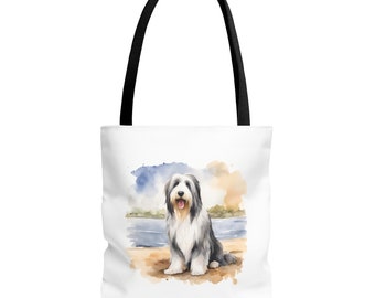 Bearded Collie Tote Bag/Shopping Bag/Dog-Themed Tote Bag