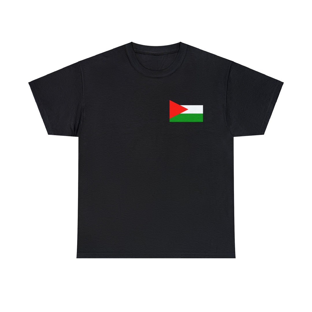 GR8Shop Free Palestine Fight Flag Camicia Donna con Scollo a V Grigio Size S