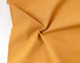 Sprout Wovens in HONEY - Fableism Supply Co | Yarn-Dyed Woven Fabric, 100% Cotton Fabric By the Yard