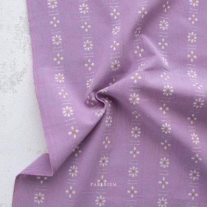 Lavender Sachet | Forest Forage Daisies by Fableism Supply Co - woven fabric, daisies, purple floral