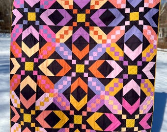 Stagecoach Quilt Anleitung PDF Download | Quilt Anleitung | Baby Decke | Fat Quarter Quilt | Digitaler Download