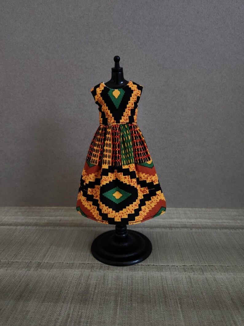 Geometric Print Midi Dress and Headband - Etsy