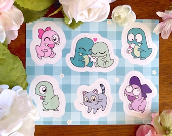 Silly Dino Show Sticker Picnic Sheet