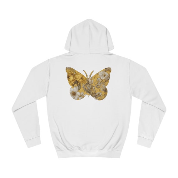 Yellow butterfly online hoodie