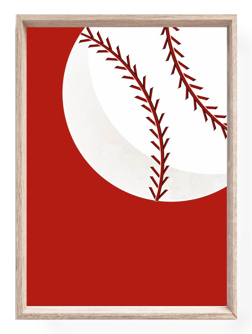 Printable Sports Wall Art Baby Boy Nursery Decor Personalized Baseball