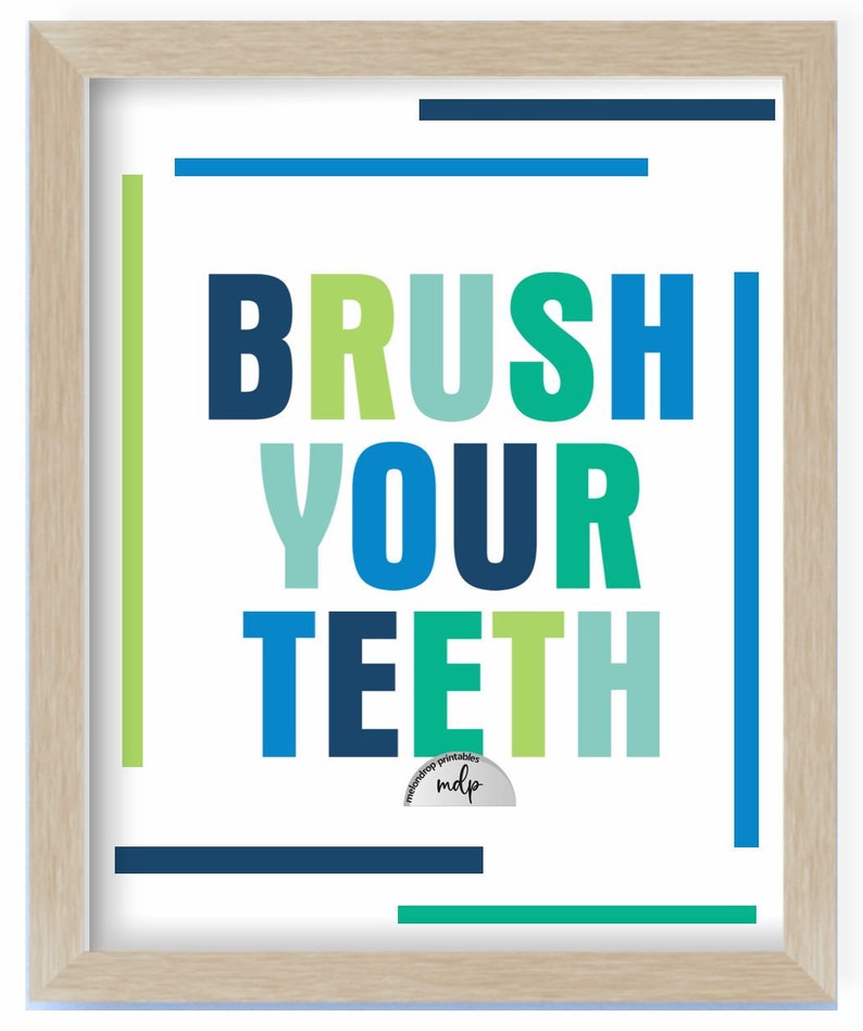 Boys Bathroom Printable Signs Boy Bathroom Art Prints Fun Colorful Bath ...