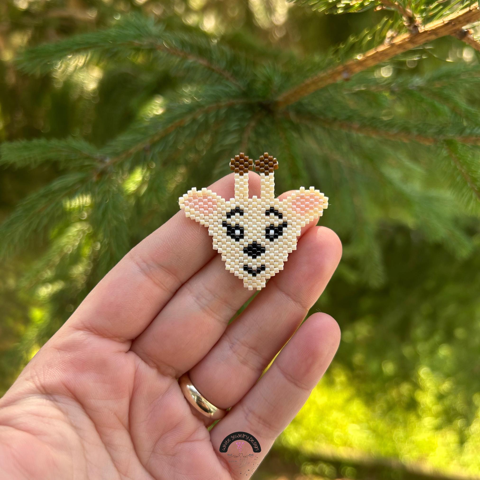 Giraffe Bead Pattern, Miyuki Delica, Peyote or Brick Stitch (PDF ...