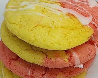 Strawberry Lemonade Cookies