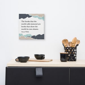Immoral Books Canvas