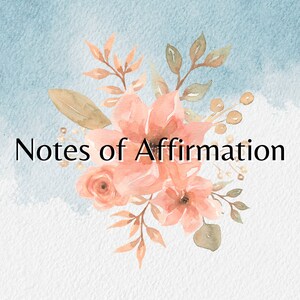 Druckbare Affirmation Karte