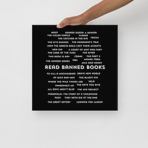 Read Banned Books Canvas