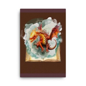 Dragon Storybook Canvas