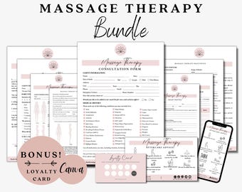 Massage Therapy Form, Massage Intake Form, Massage Aftercare, Massage SOAP Notes, Massage Consent Form, Massage Consultation, Spa Forms