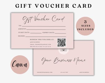 Personalised Voucher, For Customers, Coupon Printing, Beautician Voucher, Spa Day Voucher, DIY Voucher, Coupon Template, Business Vouchers