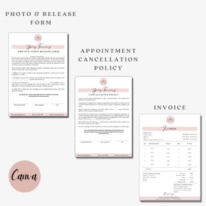 Spray Tan Consent Form, Tanning Consent, Tanning Salon Forms, Editable ...