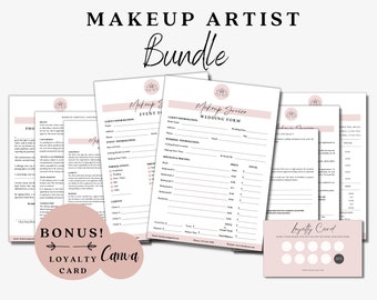 MUA Contract, Makeup Agreement, Bridal Contract, MUA Forms, Makeup Service, Bridal Makeup, Wedding Makeup, Makeup Contract, Makeup Artist