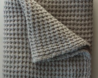 Soft Waffle Baby Blanket %100 Organic Cotton, Baby gift, Soft Cotton waffle weave Baby Blanket, Baby shower Gift, Newborn Swaddle Blanket.