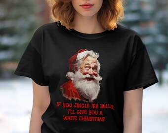 Funny Christmas T-Shirt, Jingle Bells Santa, Comfort Colors Tee