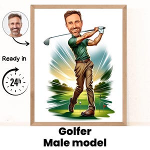 a picture of a man swinging a golf club