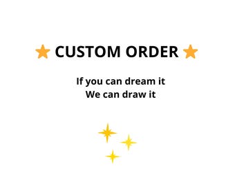 Custom order, custom caricature, group caricature, custom gift, group gift