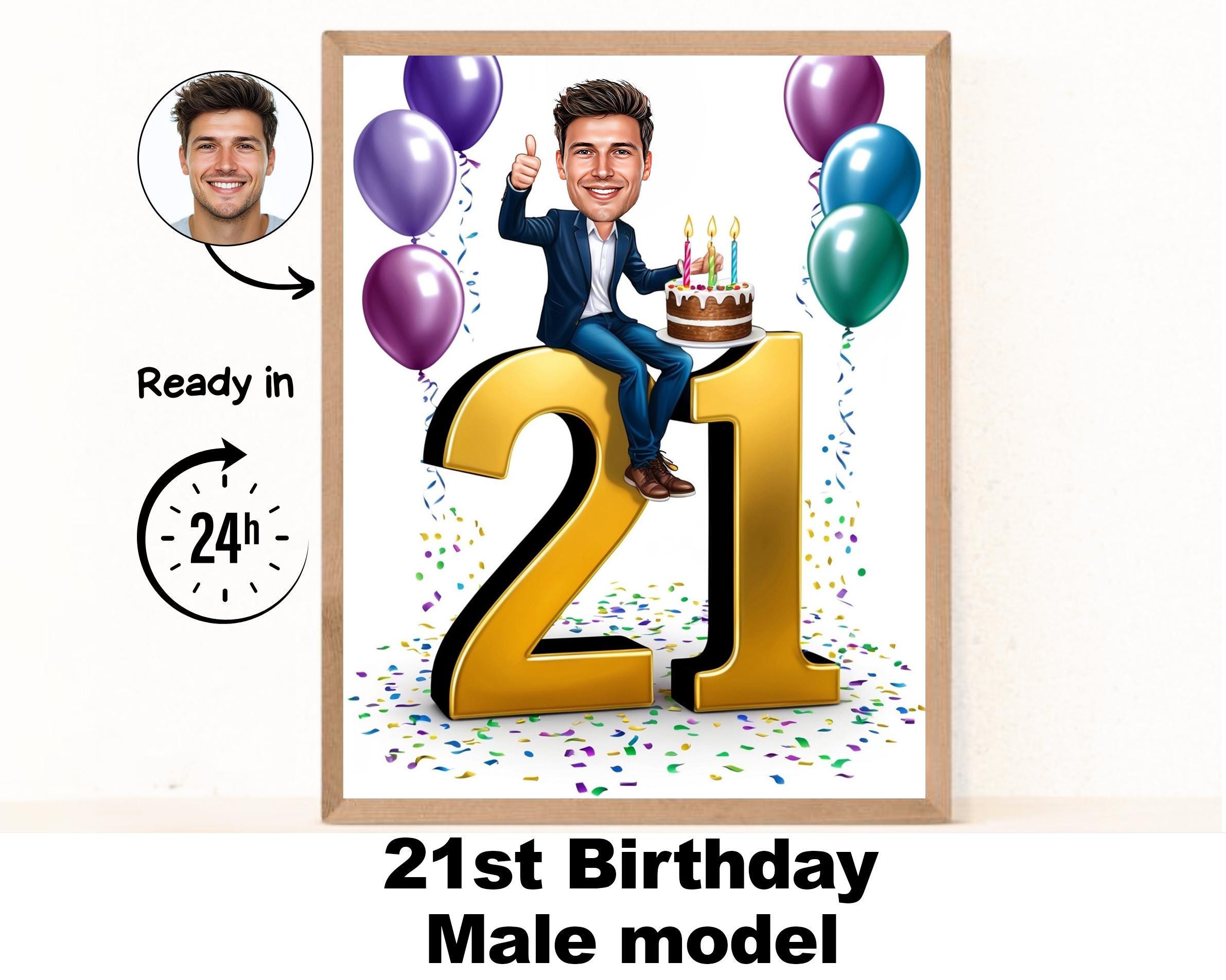 21st Birthday Gift For Him Personalized Pocket Knife Twenty