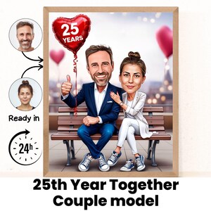 25 jaar jubileum, vijfentwintig jaar samen, cadeaus voor hem, cadeaus voor haar, huwelijkscadeaus, jubileumkaart, huwelijksverjaardag