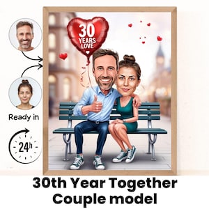 30 jaar jubileum, 30 jaar samen, cadeaus voor hem, cadeaus voor haar, huwelijkscadeaus, jubileumkaart, huwelijksverjaardag