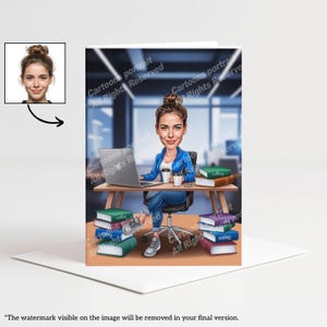 Software-Entwickler-Geschenk - Benutzerdefiniertes Karikaturporträt von Ihrem Foto / IT-Geschenk Bild 5