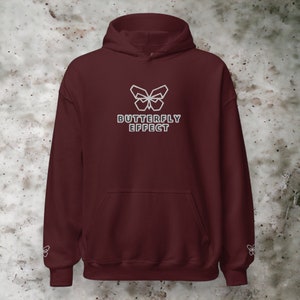 B.E Cozy Edition Maroon Hoodie