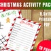CHRISTMAS ACTIVITY PACK Printable Christmas Activity Sheets Children ...