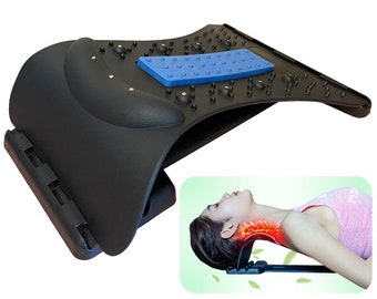 HHN-B - Multi-Level Neck Stretcher,Cervical Neck Stretcher Pillow Spine Alignment Chiropractic
