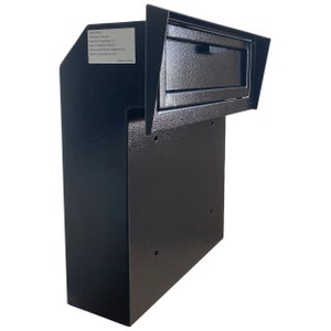 D1A-B - Rainproof Galvanized Steel Locking Mailbox Door Drop Box