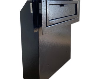 D1B-B - Steel Through-Door Drop Box: Locking Payment & Key Deposit