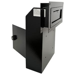 D2C-B - OPENBOX Steel Through-Door Locking Drop Box: Anti-Theft Mailbox with Rear Access
