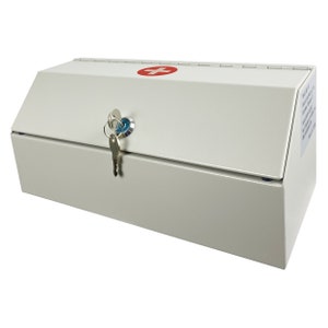 MC-1-W - Wall Mounted Medicine Lock Box: Childproof Prescription Storage