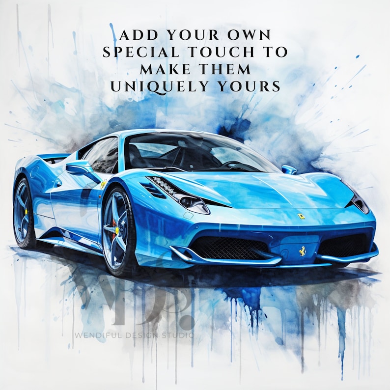 50 Luxury Cars Procreate Stamps Procreate Brushes Etsy