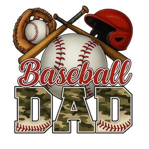 Baseball Dad png sublimation design download, Baseball Dad Gift, Baseball ball png, game day png, sports Dad png, Baseball sport png
