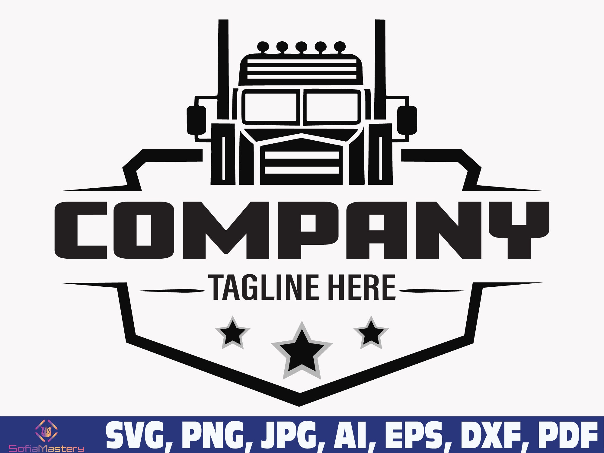 Trucking company logo svg, trucker logo svg, semi truck svg, semi truck BRAND svg, truck driver svg, trucker svg, big truck svg, TRUCK BRAND